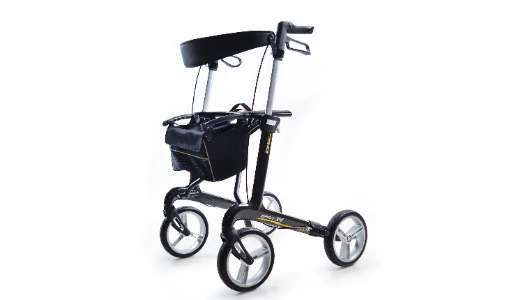 UED在线医疗助行器SPIRIT X4，碳纤维框架，易于折叠，多高度可选择。