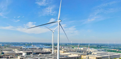 安徽UED在线医疗用品有限公司自发自用风电项目成功并网发电